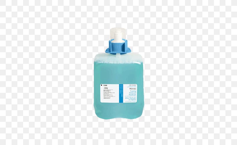 Antibacterial Soap Foam Triclosan Liquid, PNG, 500x500px, Antibacterial Soap, Bottle, Foam, Gojo Industries, Health Download Free