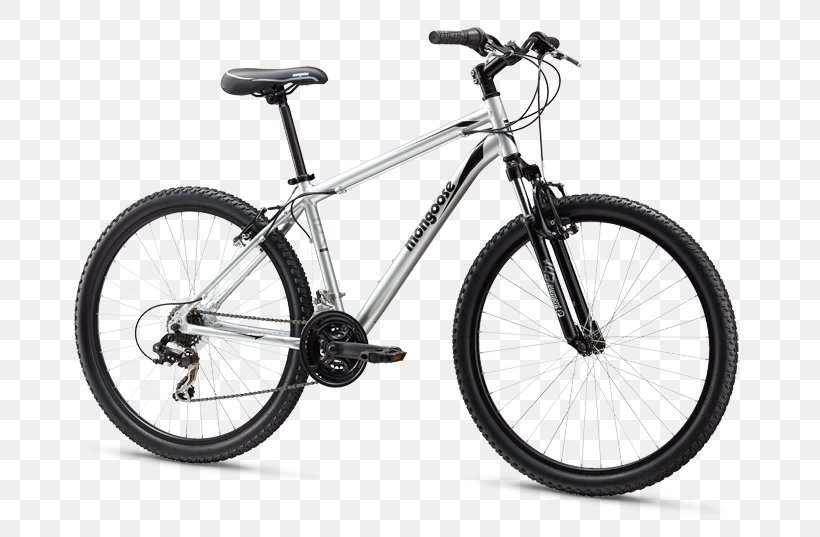 Bicycle Shimano Mountain Bike Cycling Mongoose, PNG, 705x537px, Bicycle, Automotive Tire, Bicycle Accessory, Bicycle Derailleurs, Bicycle Drivetrain Part Download Free
