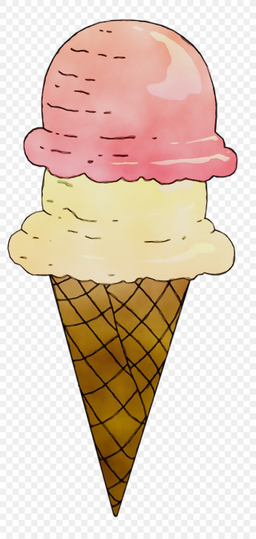 Ice Cream, PNG, 920x1931px, Watercolor, Cone, Dairy Product, Flavor, Food Freezing Download Free