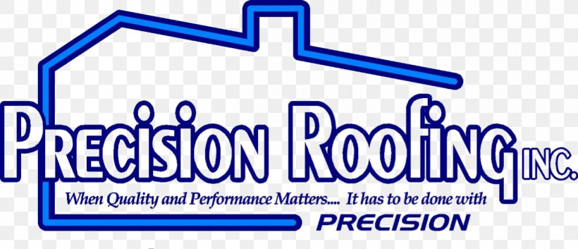 Precision Roofing Inc Roofer Roof Pitch Kalamazoo, PNG, 1201x518px, Roof, Aptitude, Area, Blue, Brand Download Free