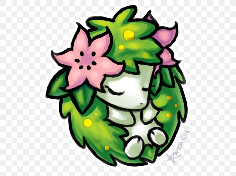 Shaymin Pokémon Kawaii Celebi Walrein, PNG, 551x614px, Watercolor, Cartoon, Flower, Frame, Heart Download Free