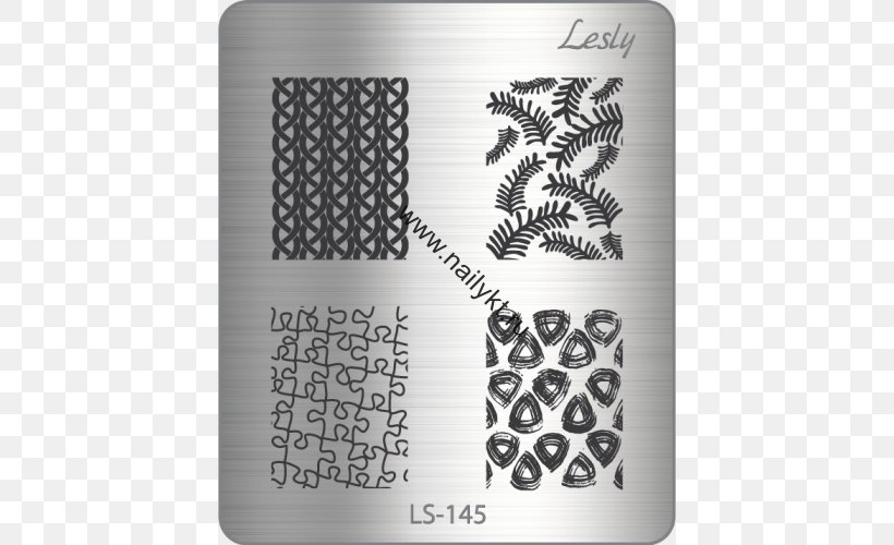 Tile Nail Art Drawing Pattern, PNG, 500x500px, Tile, Acrylic Paint, Black And White, Brand, Centimeter Download Free