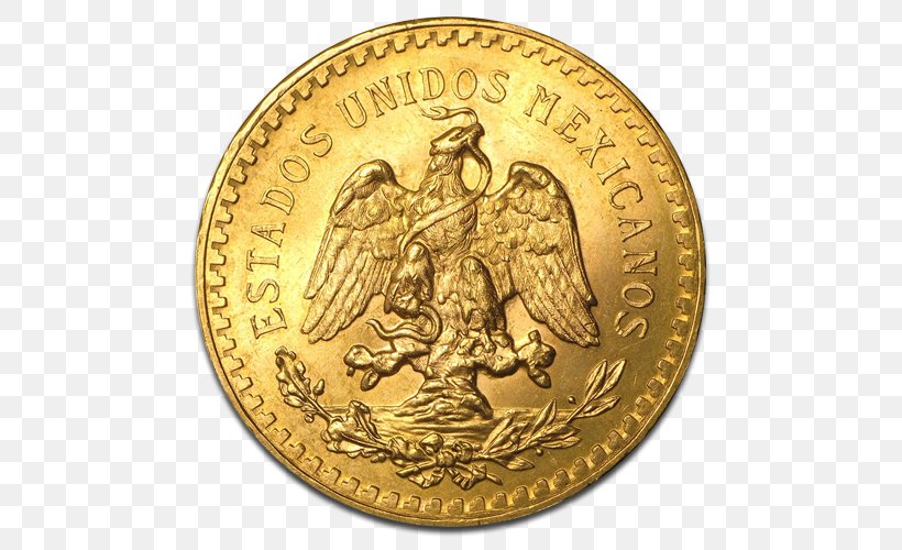 Centenario Mexican Peso American Gold Eagle Coin, PNG, 500x500px, Centenario, American Buffalo, American Gold Eagle, Apmex, Brass Download Free