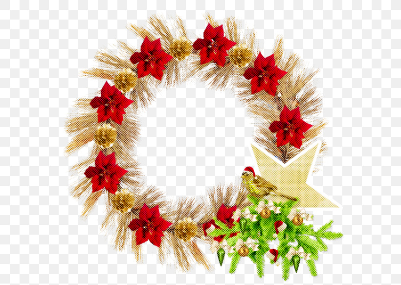 Christmas Decoration, PNG, 600x583px, Christmas Decoration, Christmas Ornament, Flower, Holly, Interior Design Download Free