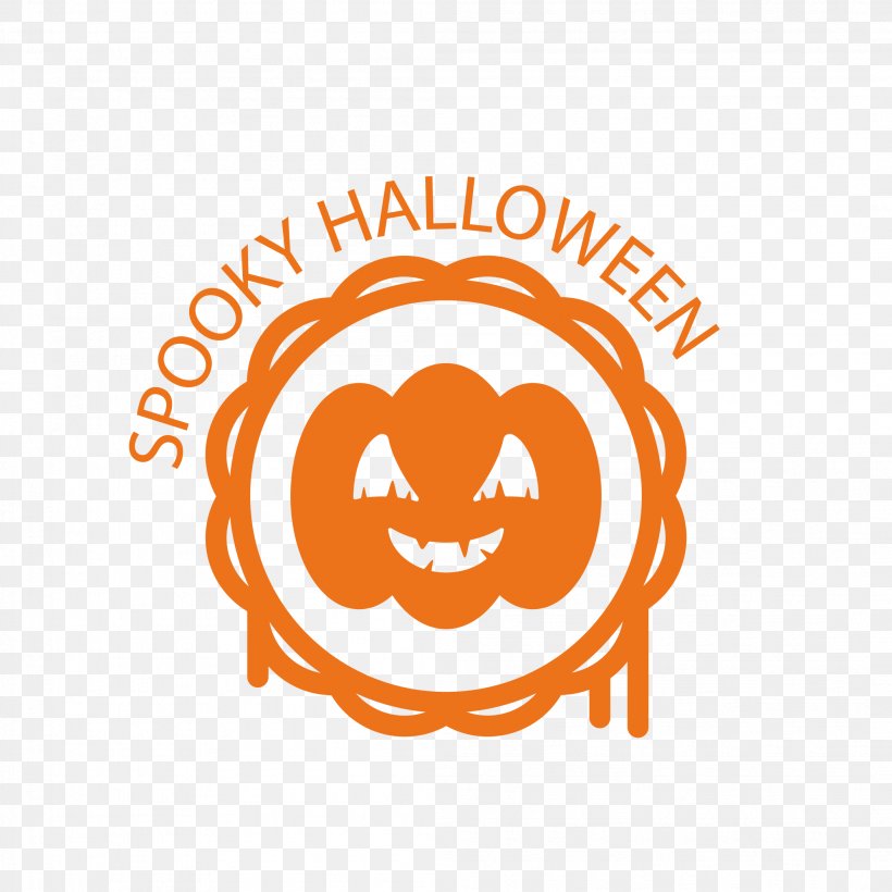 Clip Art Halloween Brand Logo Text, PNG, 2107x2107px, Halloween, Area, Brand, Logo, Orange Download Free