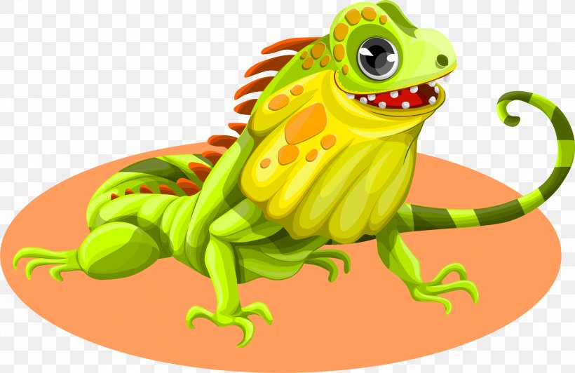 Green Iguana Lizard Reptile Clip Art, PNG, 3024x1963px, Green Iguana, Amphibian, Cartoon, Clip Art, Common Iguanas Download Free