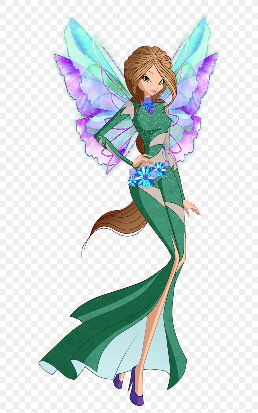 Flora Bloom Stella Fairy, PNG, 607x1314px, Watercolor, Cartoon, Flower, Frame, Heart Download Free