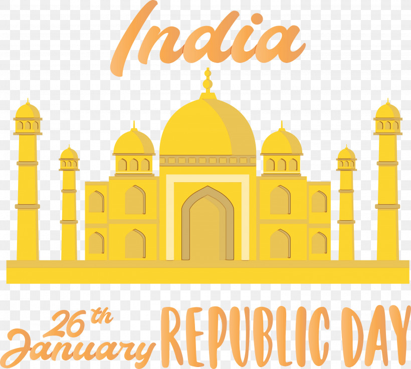 Landmark Yellow Line Architecture Logo, PNG, 3000x2697px, 26 January, India Republic Day, Architecture, Happy India Republic Day, Landmark Download Free