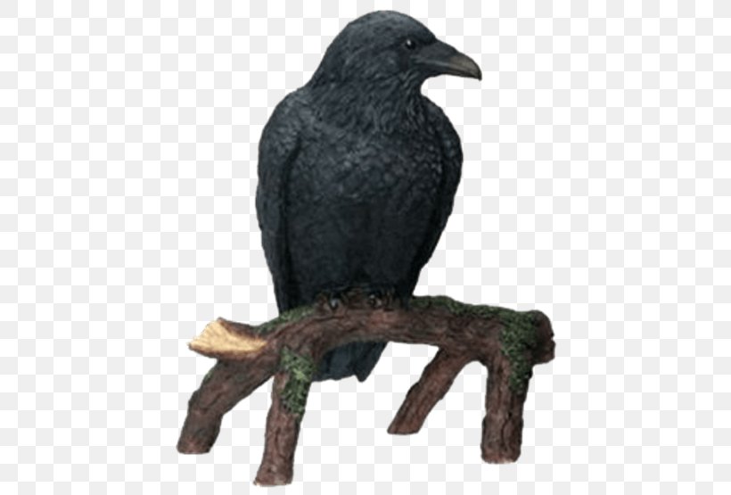 Figurine Statue Sculpture Crow Bird, PNG, 555x555px, Figurine, American Crow, Art, Beak, Bird Download Free