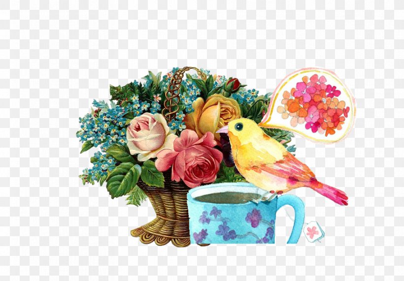 Flower Bouquet Floral Design Raster Graphics Clip Art, PNG, 908x633px, Flower Bouquet, Ceramic, Color, Cut Flowers, Flora Download Free