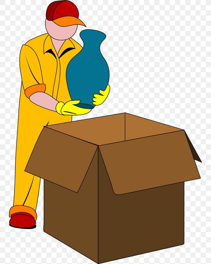 Mover Packaging And Labeling Cardboard Box Relocation, PNG, 750x1024px, Mover, Area, Artwork, Box, Bubble Wrap Download Free