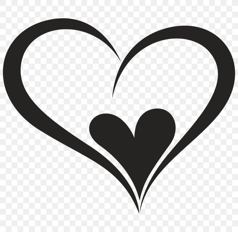 Heart Love Clip Art, PNG, 800x800px, Heart, Black And White, Blackheart, Computer, Leaf Download Free