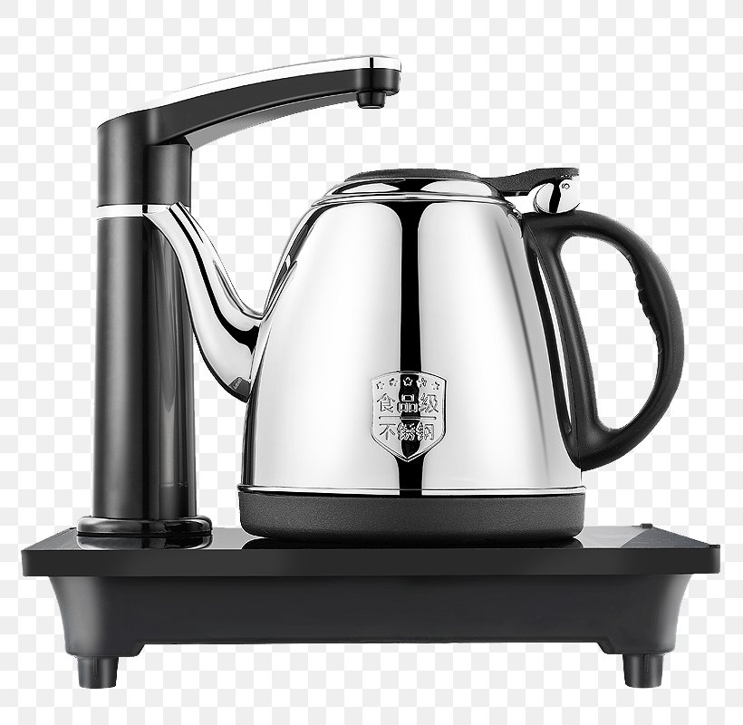 Kettle Teapot Water Bottle, PNG, 800x800px, Kettle, Boiling, Coffeemaker, Electric Heating, Electric Kettle Download Free