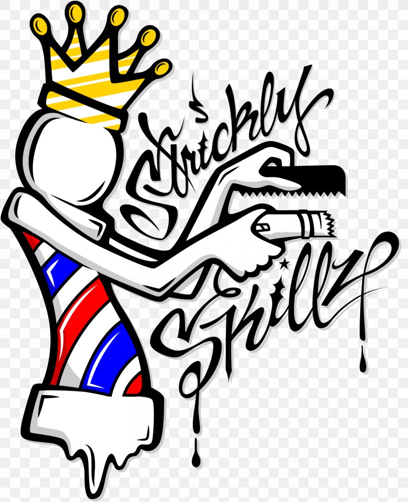 Strickly Skillz Barber Shop Logo Image Beauty Parlour, PNG, 1664x2048px, Barber, Art, Beauty Parlour, Calligraphy, Drawing Download Free