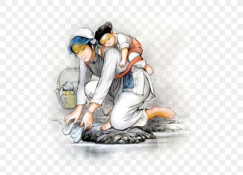 Sutra Of Filial Piety Parent Mother Kneeling, PNG, 591x591px, Mother, Art, Child, Family, Father Download Free