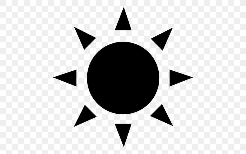 Icon Design, PNG, 512x512px, Icon Design, Area, Black, Black And White, Black Sun Download Free