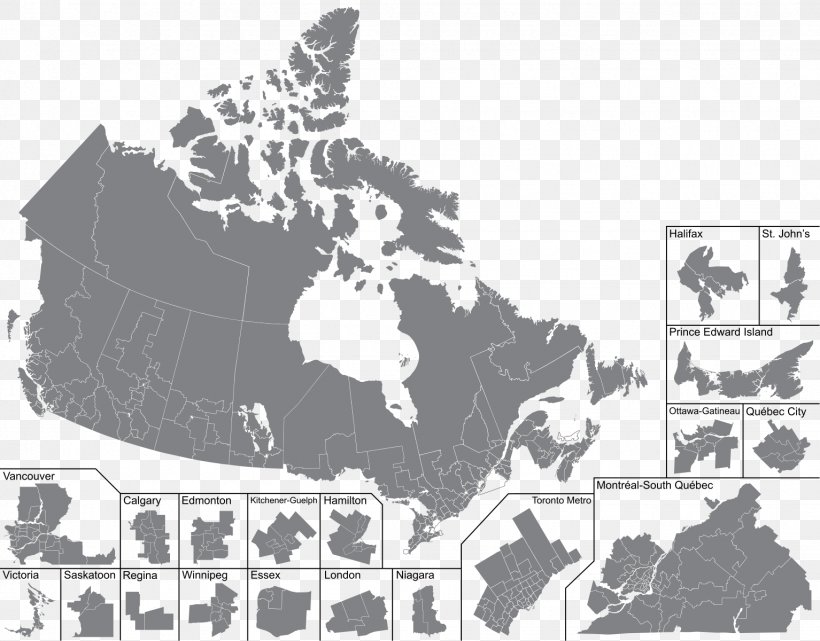 Ontario Mapa Polityczna Population Of Canadian Federal Ridings Electoral District, PNG, 1534x1200px, Ontario, Black And White, Canada, Canadian French, Electoral District Download Free