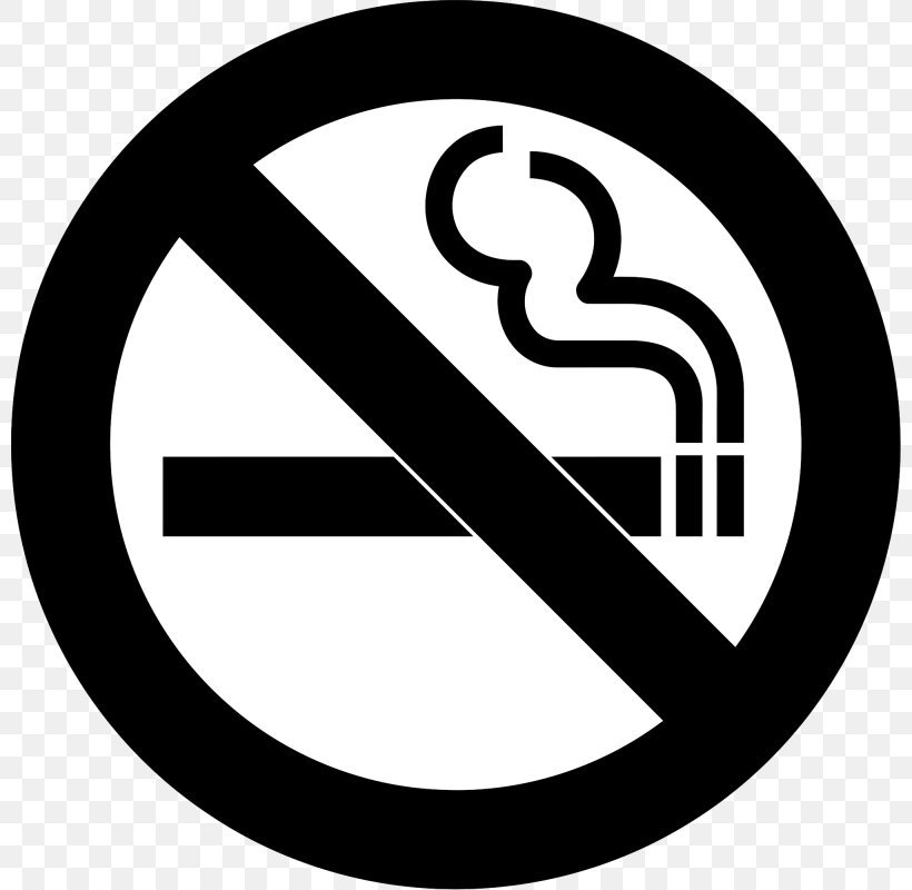 Smoking Ban Clip Art Smoking Cessation No Symbol, PNG, 800x800px, Smoking Ban, Area, Ban, Black And White, Brand Download Free
