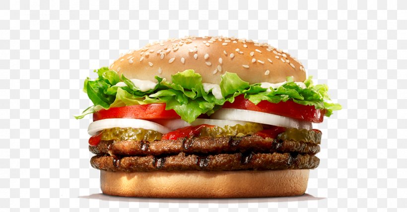 Whopper Cheeseburger Chicken Sandwich Fast Food Hamburger, PNG, 950x496px, Whopper, American Food, Breakfast Sandwich, Buffalo Burger, Burger King Download Free