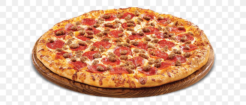 Detroit-style Pizza Fajita Hamburger Chicago-style Pizza, PNG, 740x352px, Pizza, American Food, Beef, Bell Pepper, California Style Pizza Download Free