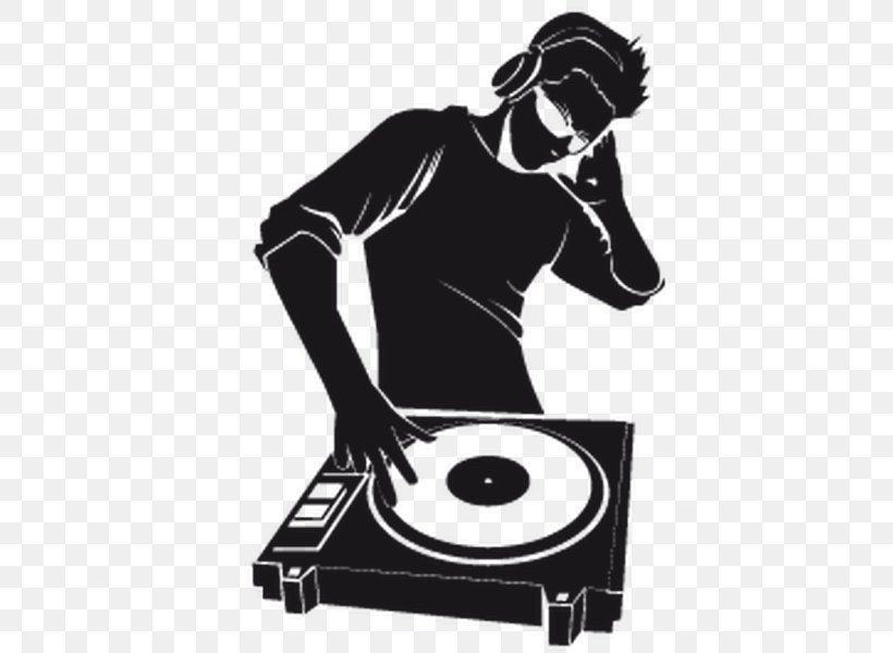 Disc Jockey Wall Decal Sticker Phonograph Record, PNG, 600x600px ...