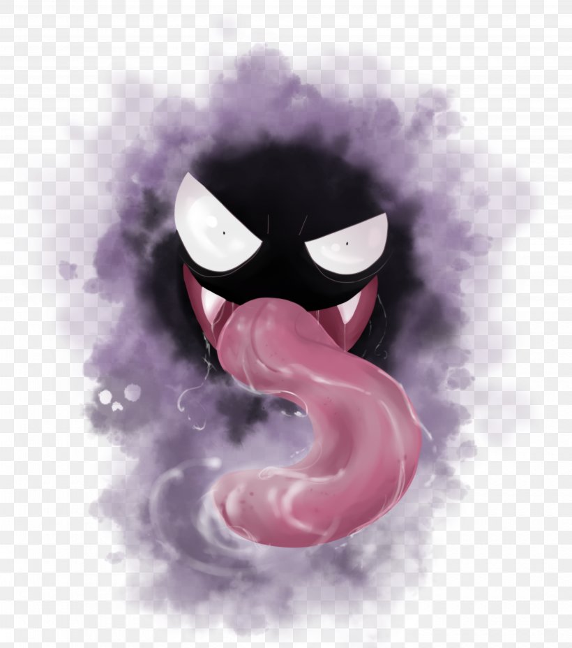 Gastly Haunter Pokémon GO Licking, PNG, 3720x4210px, Gastly, Augmented Reality, Fictional Character, Gas, Gengar Download Free