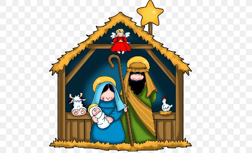 Nativity Scene Nativity Of Jesus Holy Family Clip Art, PNG, 500x500px, Nativity Scene, Art, Cartoon, Child Jesus, Christmas Download Free