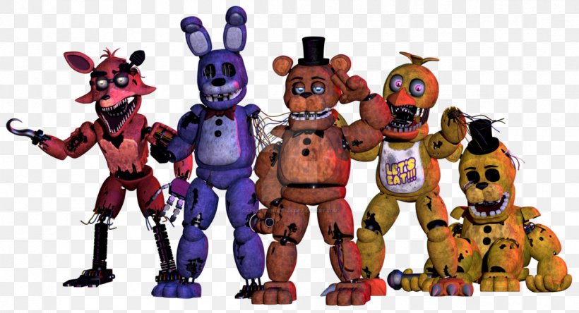 Five Nights At Freddy's 4 Freddy Fazbear's Pizzeria Simulator Animatronics Drawing Digital Art, PNG, 1213x658px, Animatronics, Action Figure, Action Toy Figures, Art, Character Download Free