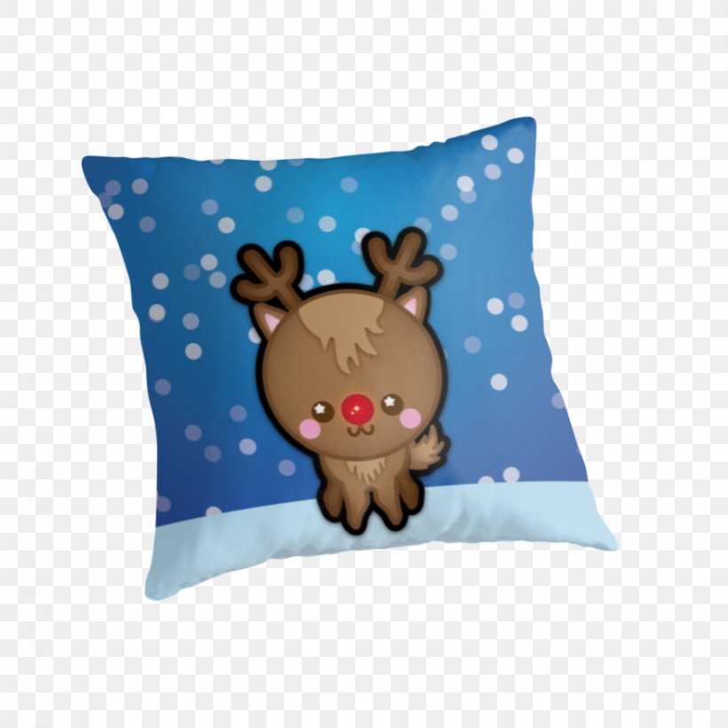 Reindeer Cushion Throw Pillows Snout, PNG, 875x875px, Reindeer, Cushion, Deer, Mammal, Pillow Download Free