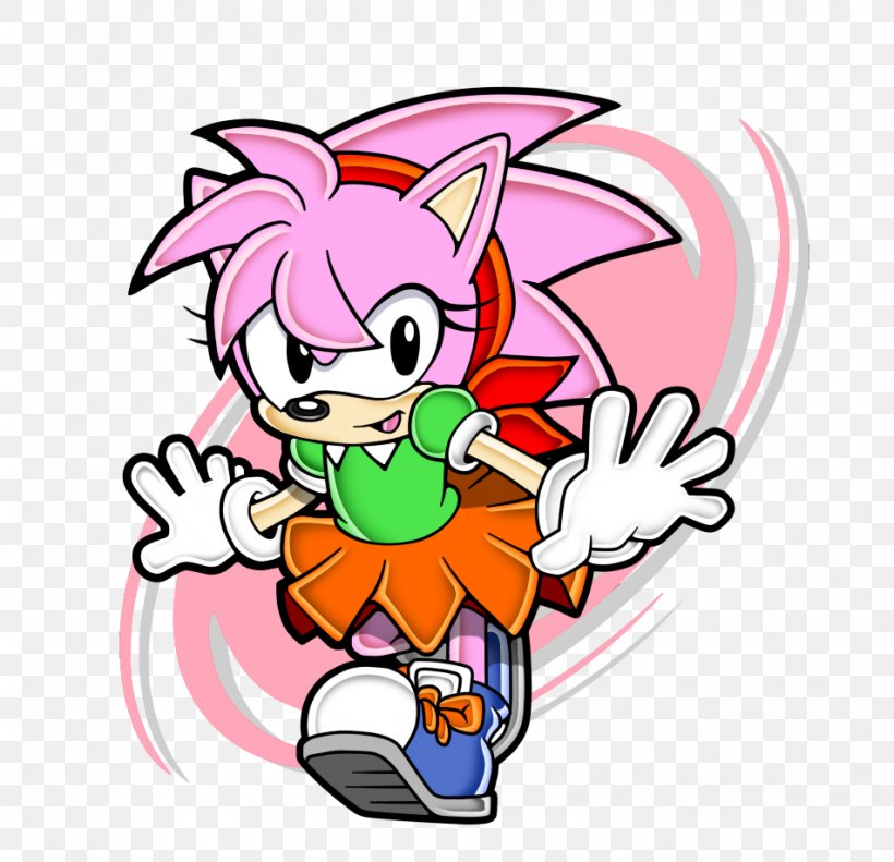 Amy Rose Sonic Generations Sonic & Knuckles Sonic Chaos Sonic Battle, PNG, 952x919px, Amy Rose, Area, Ariciul Sonic, Art, Artwork Download Free