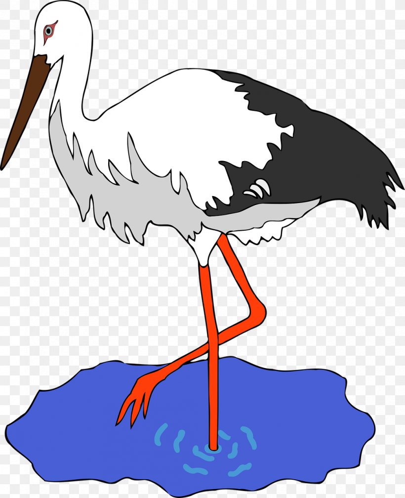 Bird White Stork Clip Art, PNG, 1041x1280px, Bird, Animation, Artwork, Beak, Black And White Download Free