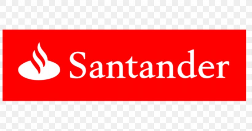 Banco Santander Logo Santander Group NYSE:BSMX Brand, PNG, 1366x710px, Banco Santander, Advertising, Area, Banner, Brand Download Free