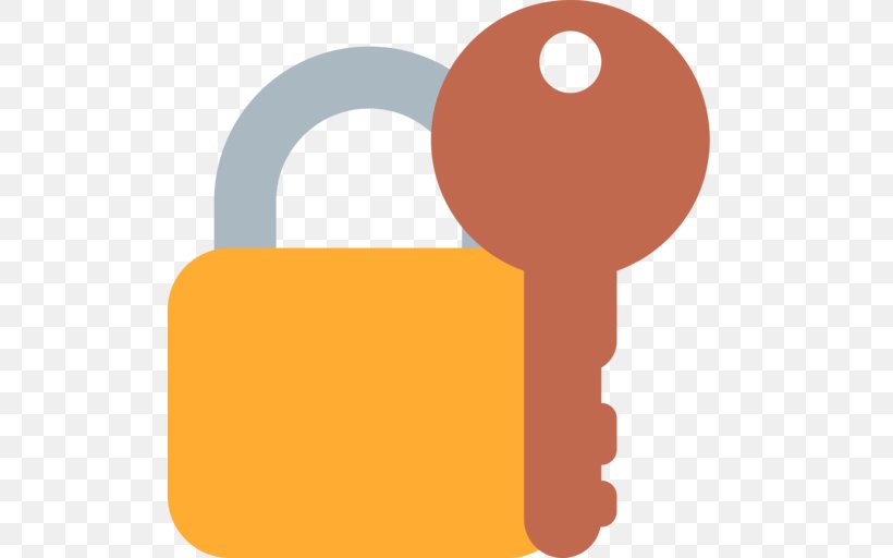 Emojipedia Lock Key, PNG, 512x512px, Emoji, Emojipedia, Key, Lock, Orange Download Free