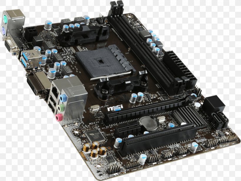 MSI A68HM-P33 V2 Motherboard Socket FM2+, PNG, 932x698px, Msi A68hmp33 V2, Advanced Micro Devices, Atx, Chipset, Computer Component Download Free