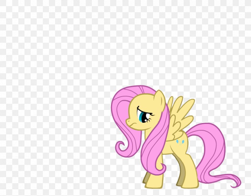 Pony Fluttershy Pinkie Pie Rarity Applejack, PNG, 830x650px, Watercolor, Cartoon, Flower, Frame, Heart Download Free