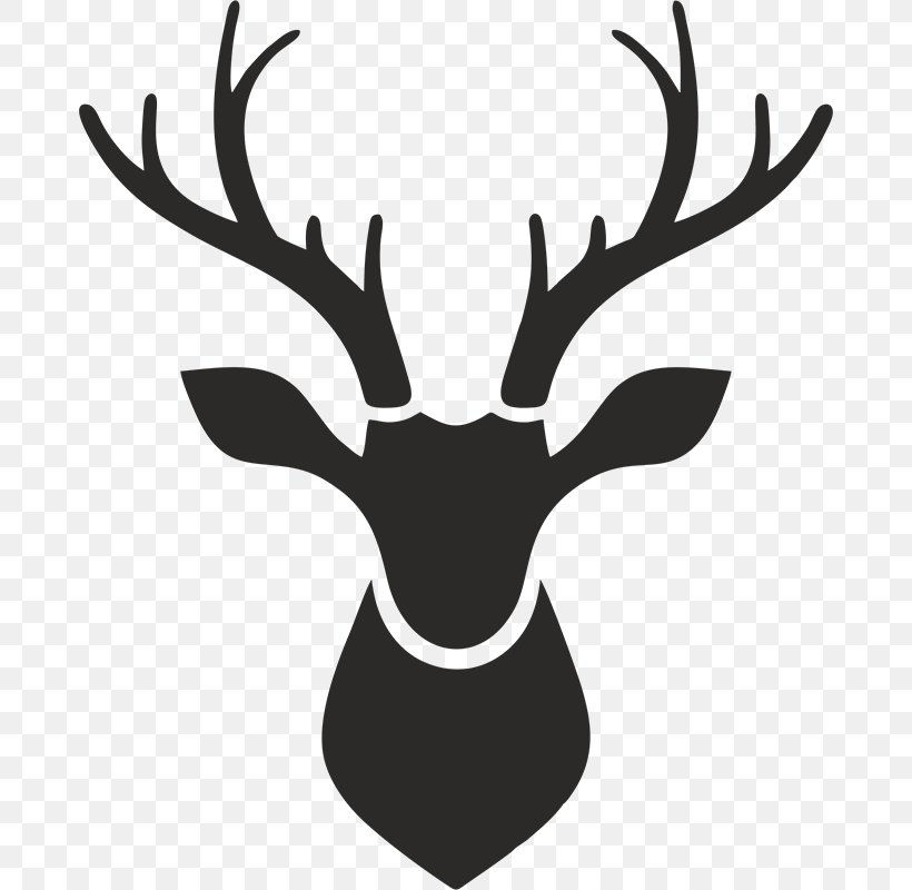 Reindeer Moose Vector Graphics Stencil, PNG, 678x800px, Deer, Antler, Art, Black And White, Drawing Download Free
