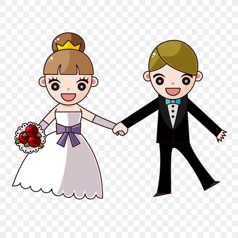 Wedding Invitation Cartoon Bridegroom, PNG, 1500x1500px, Watercolor, Cartoon, Flower, Frame, Heart Download Free