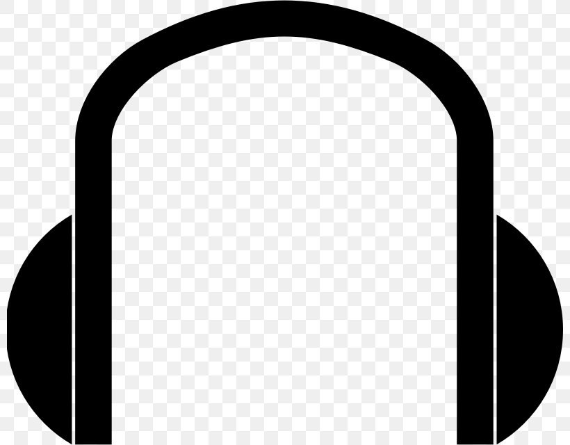 Black And White Headphones Clip Art, PNG, 800x640px, Black And White, Drawing, Headphones, Monochrome, Monochrome Photography Download Free