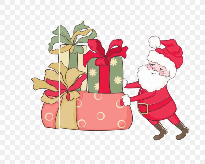 Santa Claus Christmas Ornament Christmas Decoration, PNG, 1260x1008px, Santa Claus, Art, Cartoon, Christmas, Christmas Decoration Download Free