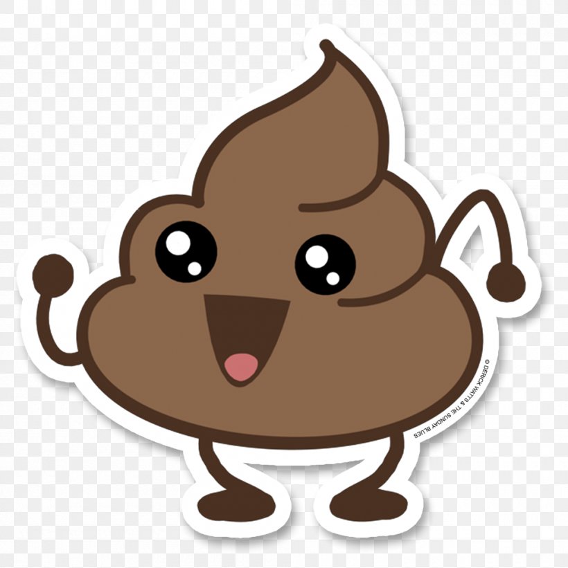 Sticker T-shirt Kavaii Feces, PNG, 1000x1002px, Sticker, Adhesive, Carnivoran, Collecting, Decal Download Free
