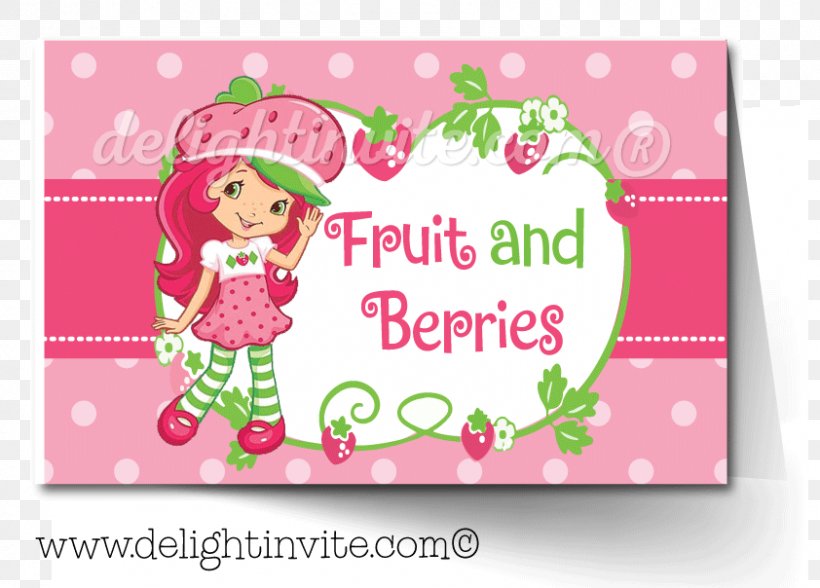 Strawberry Shortcake Strawberry Shortcake Greeting & Note Cards Food, PNG, 842x604px, Strawberry, Birthday, Character, Fictional Character, Floral Design Download Free