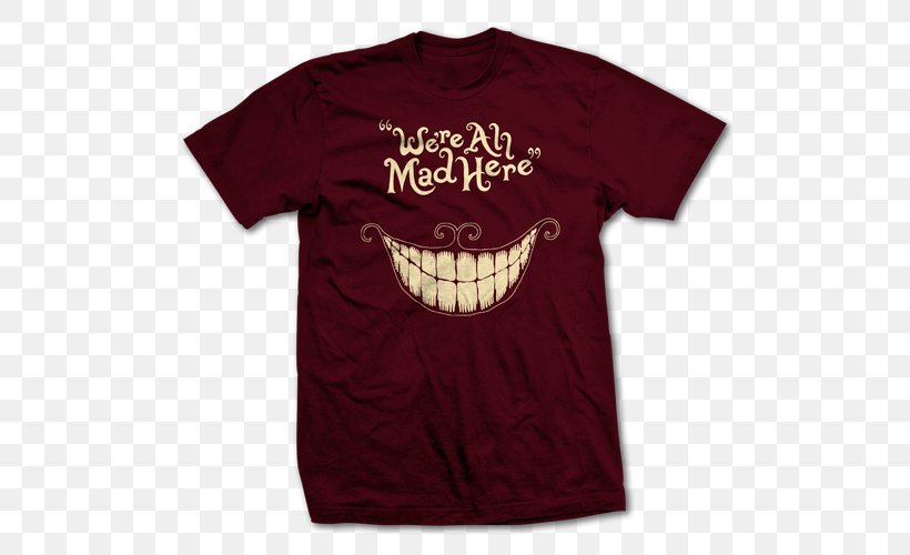 T-shirt Cheshire Cat Alice's Adventures In Wonderland Top, PNG ...