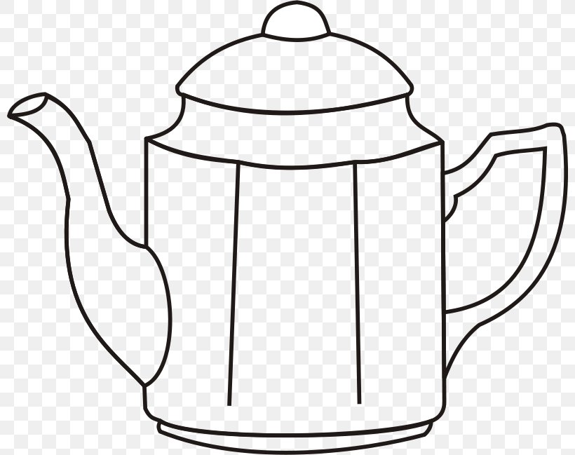 Coffeemaker Coffee Cup Clip Art, PNG, 800x649px, Coffee, Artwork, Black And White, Coffee Cup, Coffee Pot Download Free