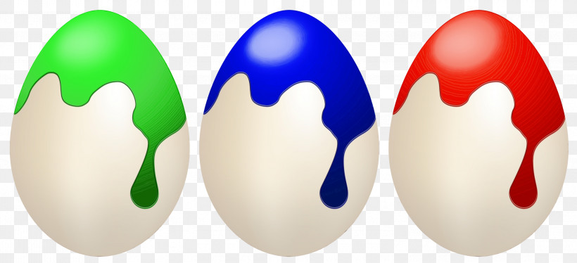 Egg, PNG, 3000x1371px, Watercolor, Egg, Paint, Wet Ink Download Free