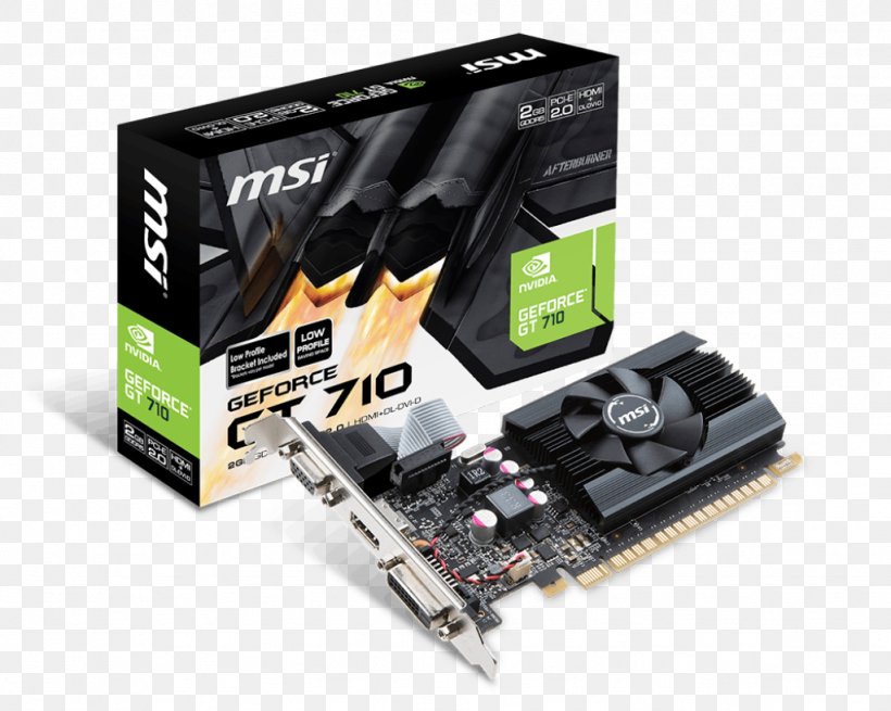 Graphics Cards & Video Adapters NVIDIA GeForce GT 710 GDDR5 SDRAM Micro-Star International Digital Visual Interface, PNG, 1024x819px, Graphics Cards Video Adapters, Computer, Computer Component, Computer Hardware, Digital Visual Interface Download Free