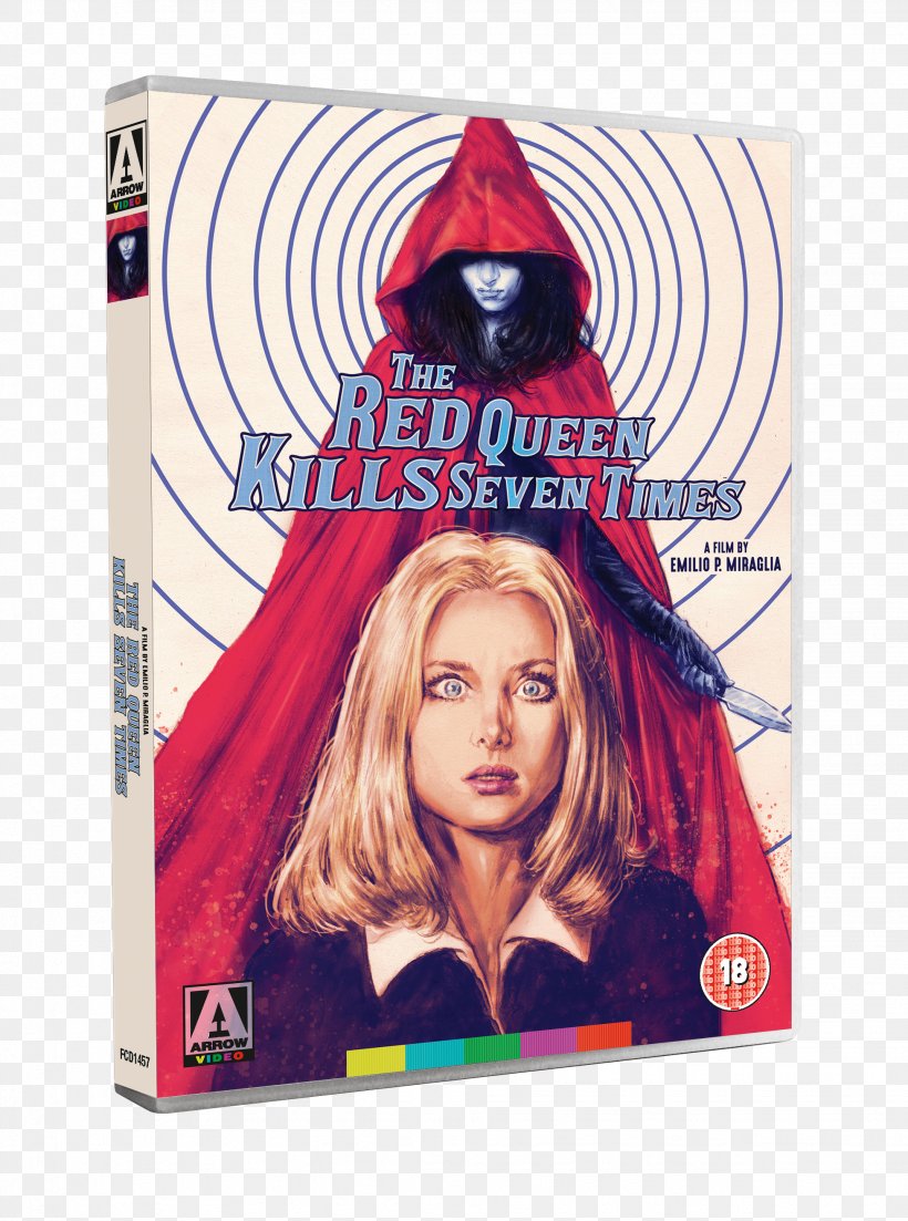 Barbara Bouchet The Red Queen Kills Seven Times Giallo Thriller Arrow Films, PNG, 1952x2627px, Giallo, Album Cover, Arrow Films, Dvd, Film Download Free