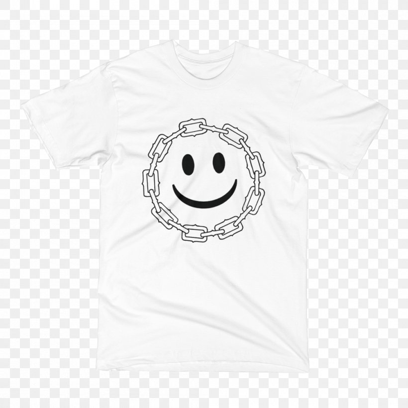 T-shirt Smiley Neck Collar Sleeve, PNG, 1000x1000px, Tshirt, Animal, Black, Brand, Clothing Download Free