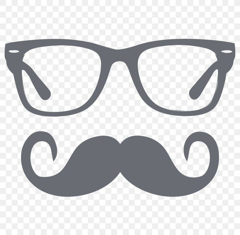 Handlebar Moustache Fashion Glasses Clip Art, PNG, 800x800px, Moustache, Art, Black And White, Bow Tie, Drawing Download Free