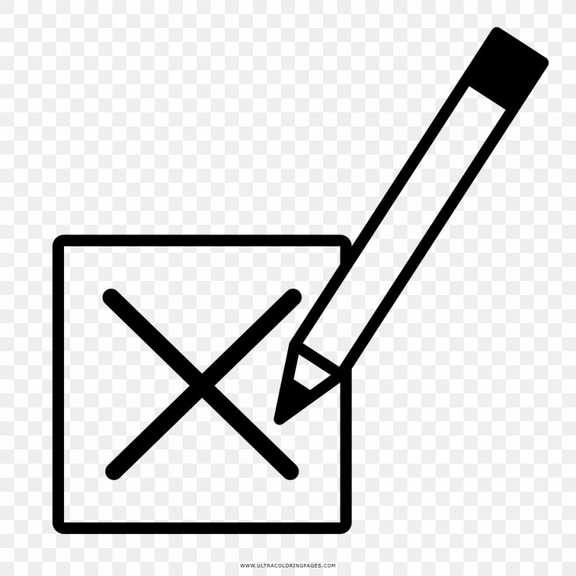 Voting Drawing Ballot Box Election Suffrage, PNG, 1000x1000px, Voting, Area, Ballot Box, Black, Black And White Download Free