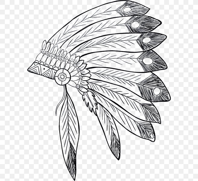War Bonnet Indigenous Peoples Of The Americas Native Americans In The United States Drawing Tribal Chief, PNG, 596x750px, War Bonnet, Americans, Art, Artwork, Black And White Download Free